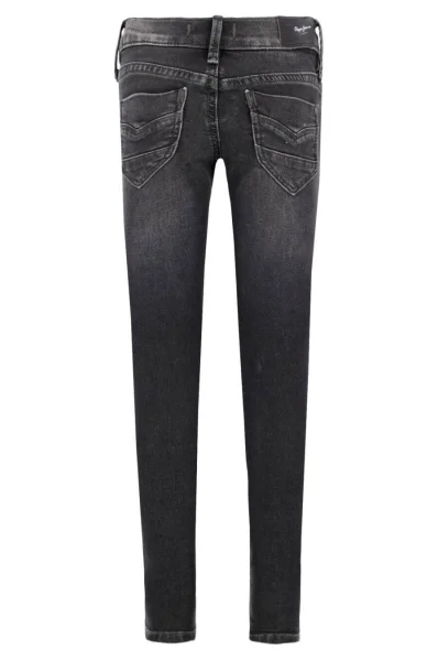 džínsy | slim fit Pepe Jeans London 	čierna	