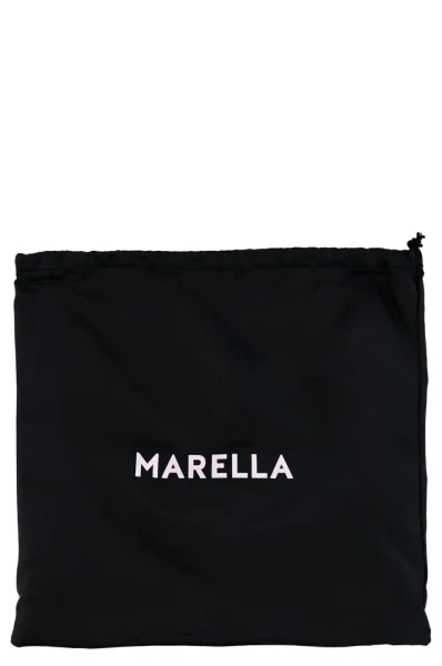 Kožená kabelka na rameno Fama Marella 	krémová	