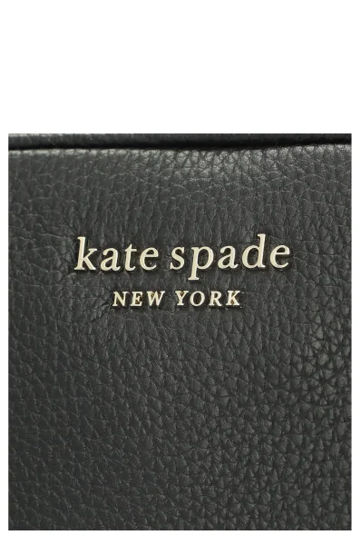Kožená crossbody kabelka Kate Spade 	čierna	