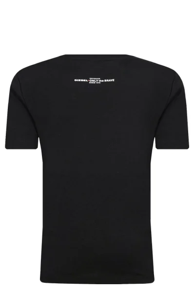 tričko tjflaviay | regular fit Diesel 	čierna	