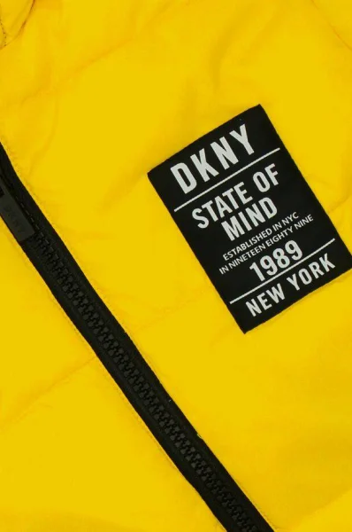 Obojstranná bunda | Regular Fit DKNY Kids 	žltá	