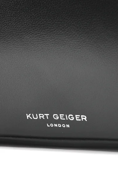 Skórzana kabelka na rameno Kurt Geiger 	čierna	