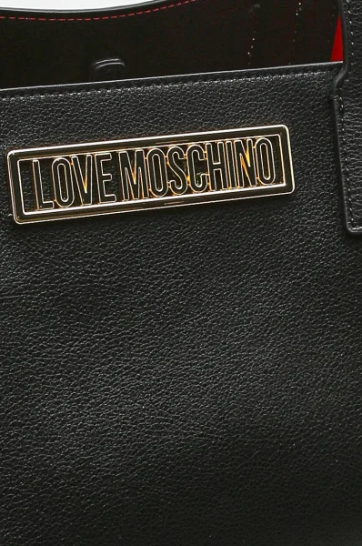 Shopper kabelka + príručná taštička Love Moschino 	čierna	