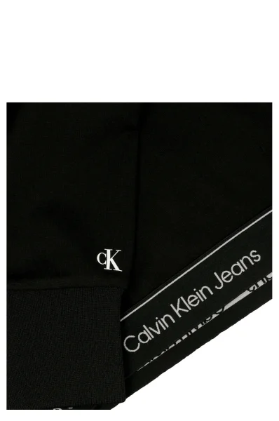 Mikina | Cropped Fit CALVIN KLEIN JEANS 	čierna	