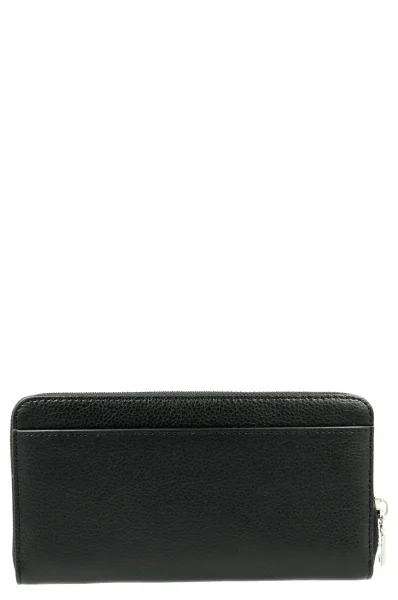 skórzany peňaženka hermine DKNY 	čierna	