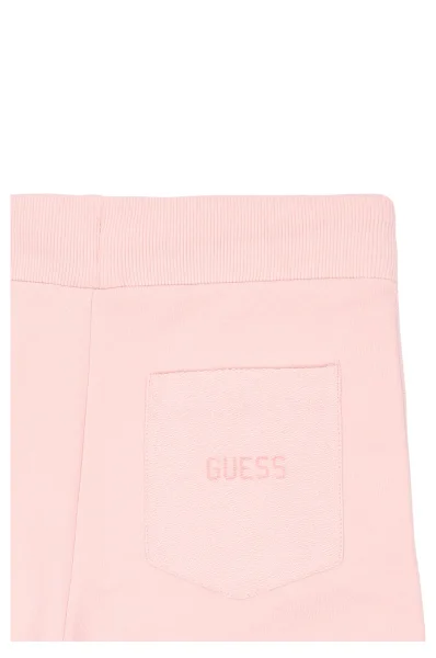 Teplákové nohavice | Regular Fit Guess 	púdrovo ružová	