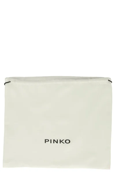 listová kabelka/kabelka na rameno mini love Pinko 	čierna	