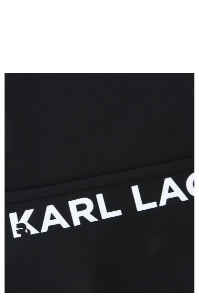 legíny | regular fit Karl Lagerfeld Kids 	čierna	