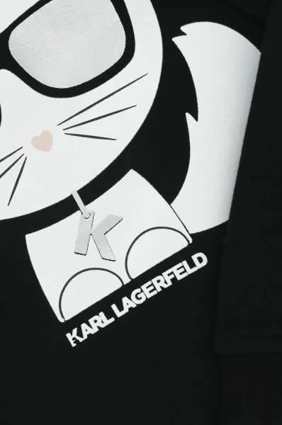 šaty Karl Lagerfeld Kids 	čierna	