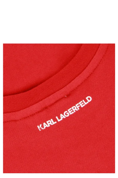 Mikina | Regular Fit Karl Lagerfeld Kids 	červená	
