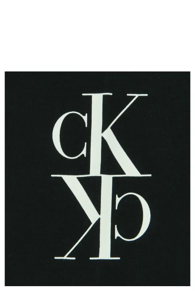 legíny mirror monogram | slim fit CALVIN KLEIN JEANS 	čierna	