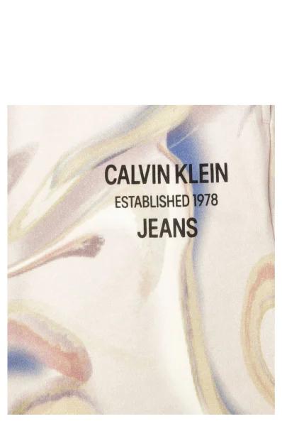 Teplákové nohavice | Regular Fit CALVIN KLEIN JEANS 	ružová	