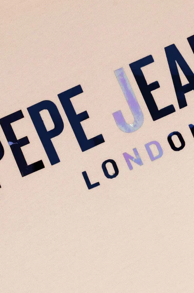 Tričko HOLLY | Regular Fit Pepe Jeans London 	púdrovo ružová	