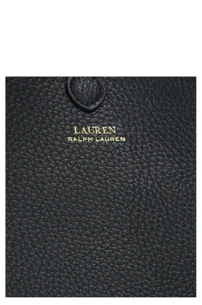 Obojstranná shopper kabelka + príručná taštička LAUREN RALPH LAUREN 	čierna	