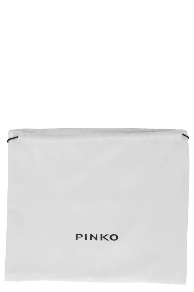 Kožená crossbody kabelka LOVE CLASSIC ICON V Pinko 	biela	