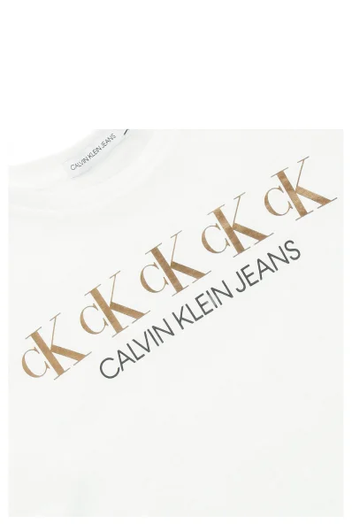 Tričko | Regular Fit CALVIN KLEIN JEANS 	biela	