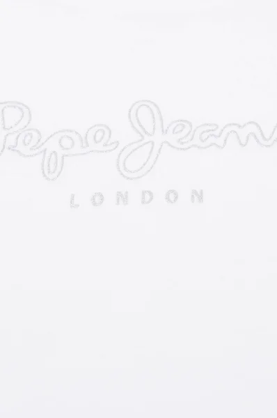 Tričko NINA | Regular Fit Pepe Jeans London 	biela	