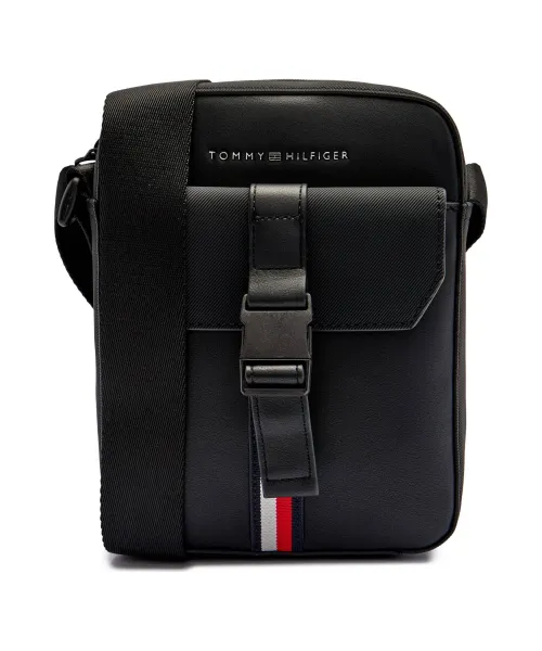 Taška na rameno Tommy Hilfiger | 	čierna AM0AM13479