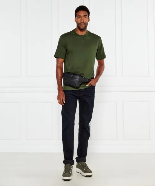 Kožené sneakersy KAPRI LUG Karl Lagerfeld | 	khaki KL57545