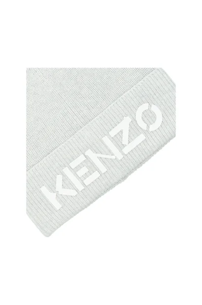 Vlnená čiapka Kenzo 	sivá	