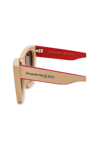 Slnečné okuliare Alexander McQueen 	púdrovo ružová	