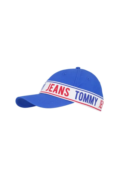 bejzbalová bunda Tommy Jeans 	modrá	