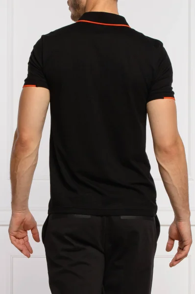 Polo tričko Paul Batch | Slim Fit | pique BOSS GREEN 	čierna	