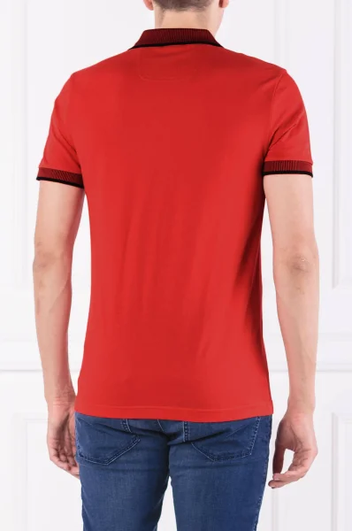 polo tričko paule 2 | slim fit | pima BOSS GREEN 	červená	
