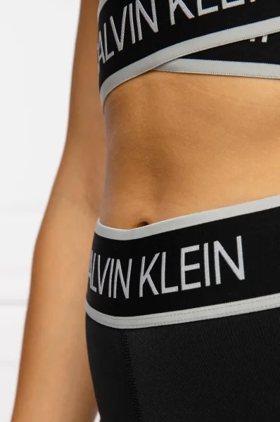 cyklistické šortky | slim fit Calvin Klein Performance 	čierna	
