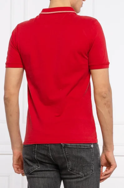 Polo tričko CEDRIC | Slim Fit | pique GUESS 	červená	