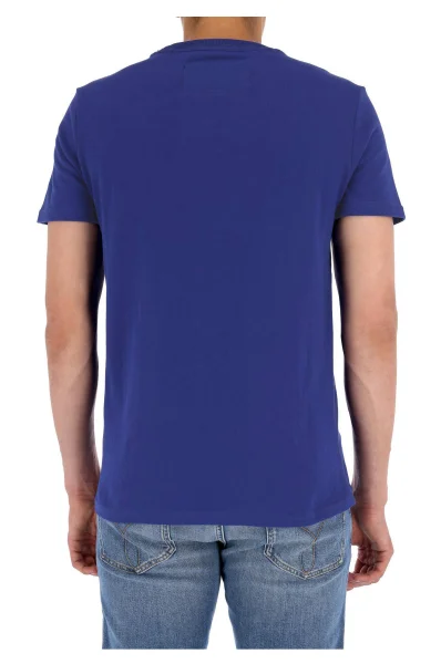 tričko varsity embossed | regular fit Superdry 	modrá	