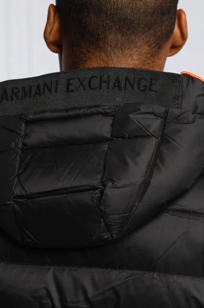 páperová bunda | regular fit Armani Exchange 	čierna	