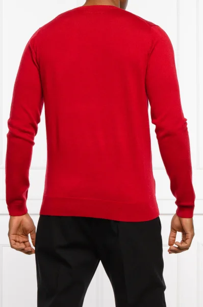 Vlnený sveter | Regular Fit Karl Lagerfeld 	červená	