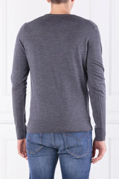 vlnený sveter superior | regular fit Calvin Klein 	sivá	