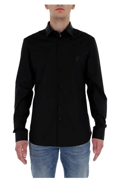 košeľa | regular fit Versace Collection 	čierna	