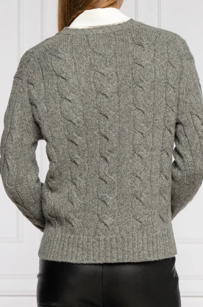 Vlnený sveter | Regular Fit | s prímesou kašmíru POLO RALPH LAUREN 	sivá	