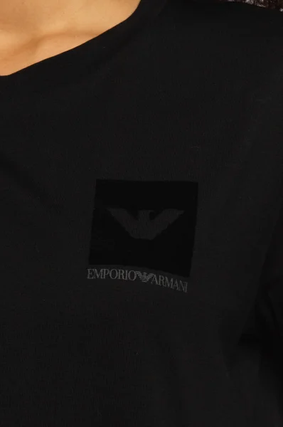 Tričko | Regular Fit Emporio Armani 	čierna	