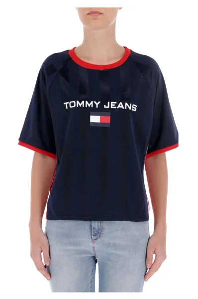 tričko tjw 90s soccer | regular fit Tommy Jeans 	tmavomodrá	