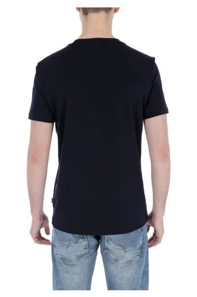 tričko tessler 94 | slim fit BOSS BLACK 	tmavomodrá	