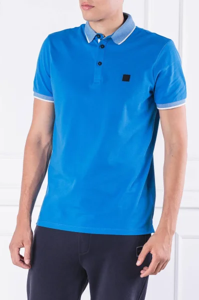 polo tričko porches | relaxed fit BOSS ORANGE 	modrá	