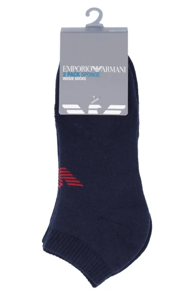 ponožky 2-pack Emporio Armani 	tmavomodrá	