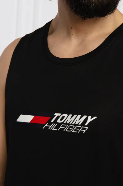 Tank top ESSENTIALS | Regular Fit Tommy Sport 	čierna	