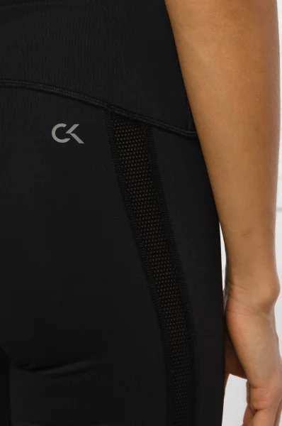 cyklistické šortky | slim fit Calvin Klein Performance 	čierna	
