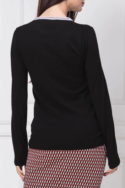 vlnený sveter | regular fit N21 	čierna	
