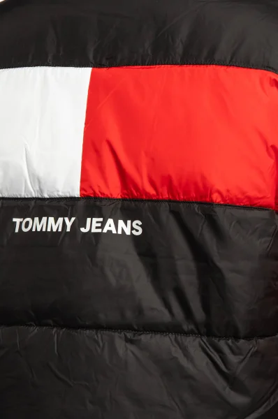 Bunda TJM BACK FLAG | Regular Fit Tommy Jeans 	čierna	