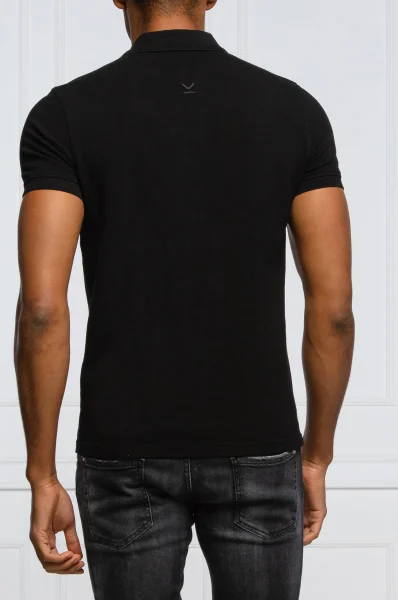 polo tričko | regular fit | pique Kenzo 	čierna	