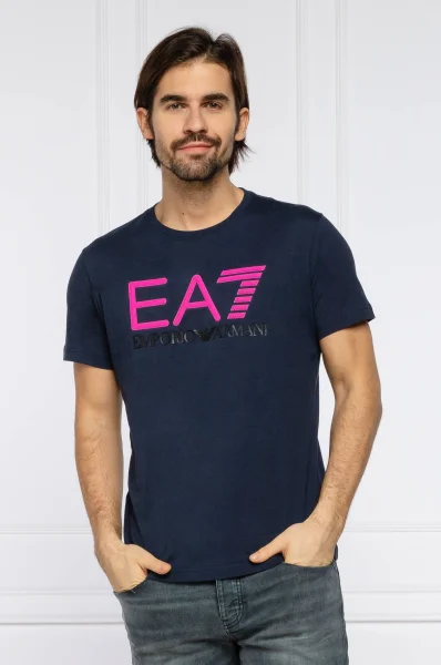 Tričko | Regular Fit EA7 	tmavomodrá	