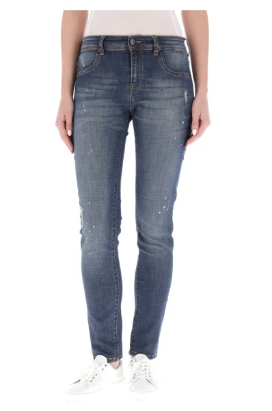 džínsy | slim fit Versace Jeans 	tmavomodrá	