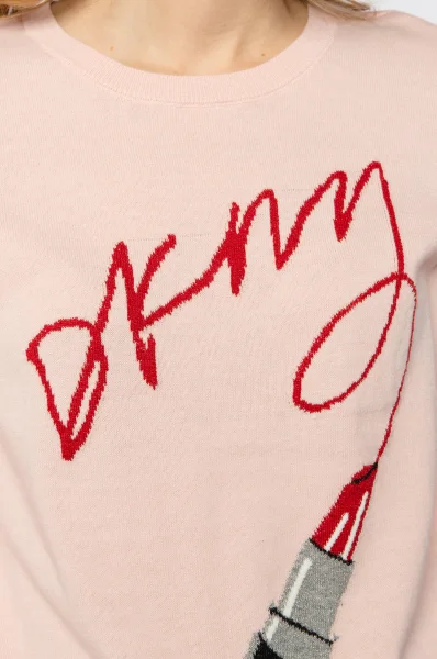 Sveter | Regular Fit DKNY 	púdrovo ružová	
