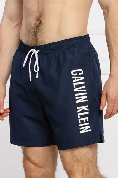 Šortky na plávanie | Regular Fit Calvin Klein Swimwear 	tmavomodrá	